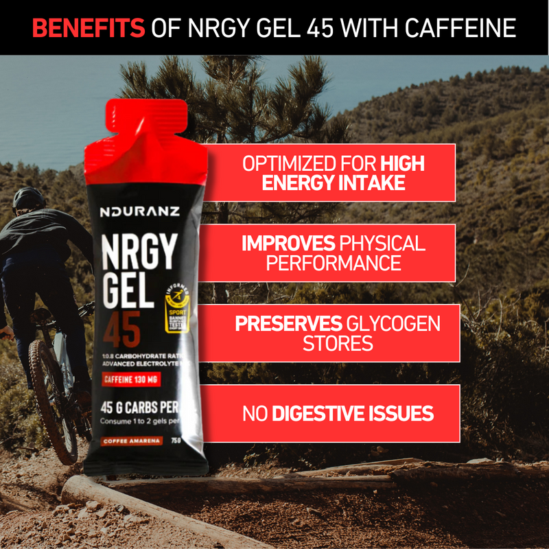 Nrgy Gel 45 with Caffeine Box (65 mg)